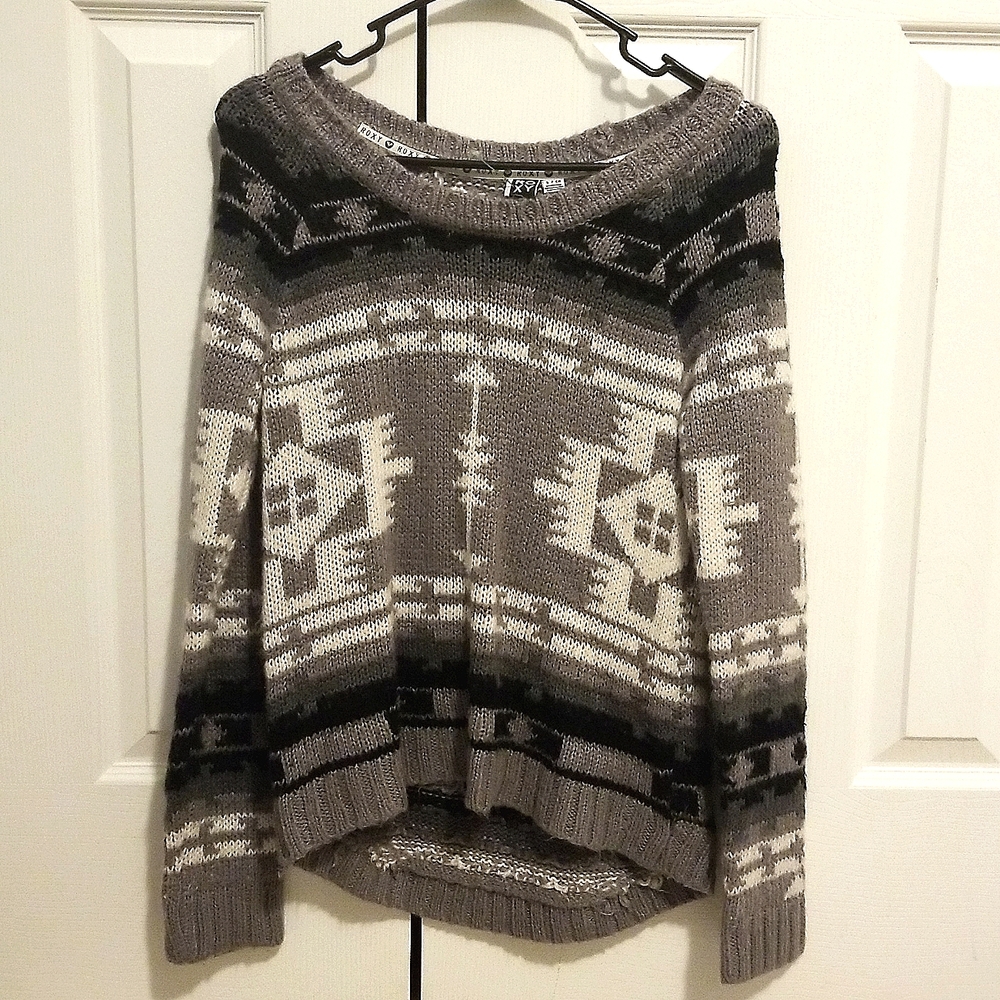 ROXY purple-grey sweater